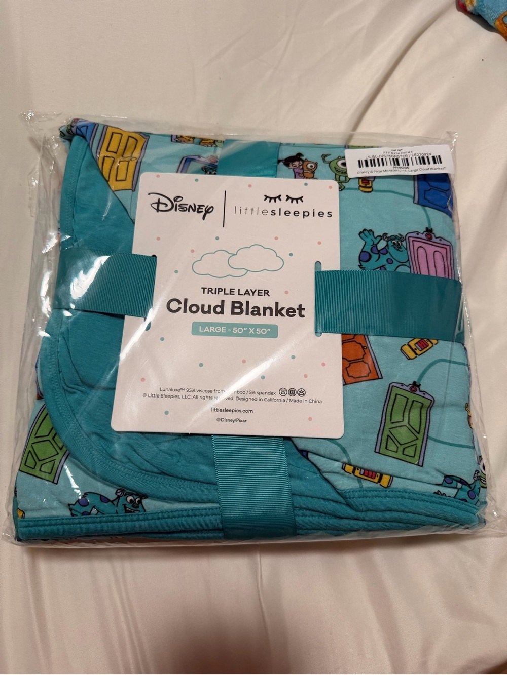 Disney Little Sleepies Triple Layer Cloud Blanket - Monsters Inc